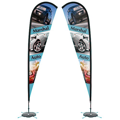 Indoor Sail Sign - 11' - Two Sided Main Image