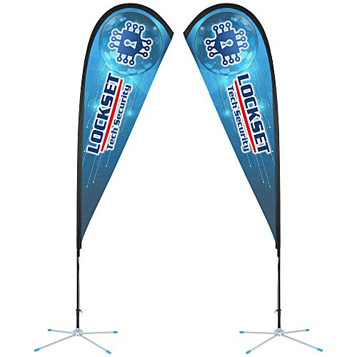 Indoor Sail Sign - 8' - Two-Sided Main Image