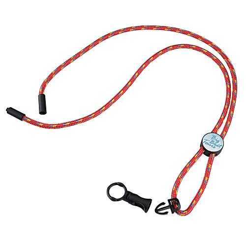 Nylon Power Cord Lanyard - Round - Multi Main Image