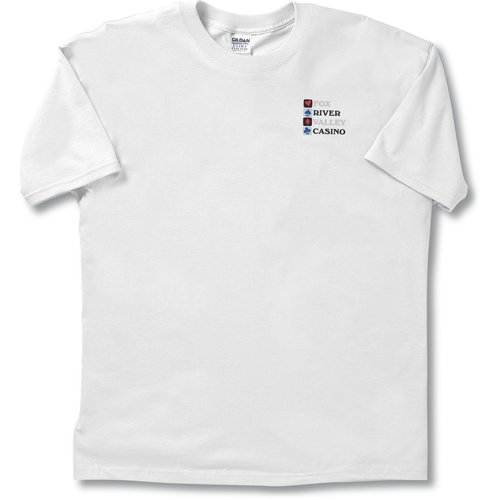Gildan 6.1 oz. Ultra Cotton T-Shirt - Men's - Emb - White Main Image