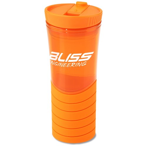 Clear View Wavy Travel Tumbler - 16 oz. - 24 hr Main Image