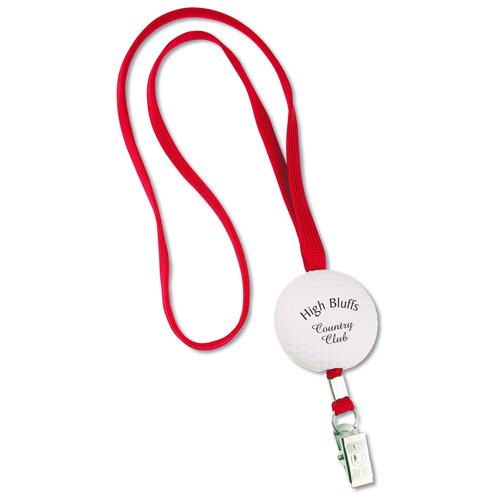 Sport Foam with Lanyard - Golf Ball - Closeout Main Image