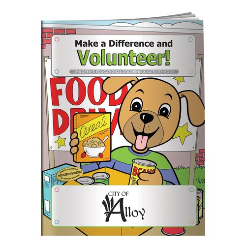 Make a Difference and Volunteer Coloring Book - Overstock Main Image