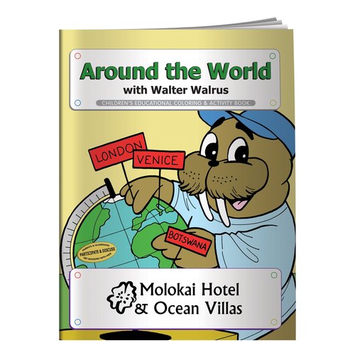 Around the World Coloring Book - Overstock Main Image