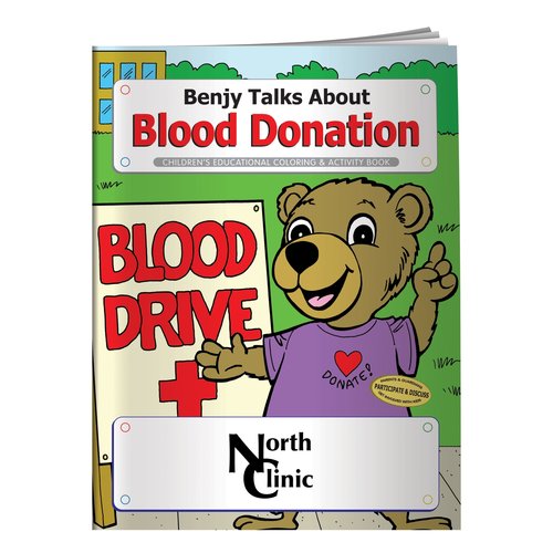 Blood Donation Coloring Book - Overstock Main Image