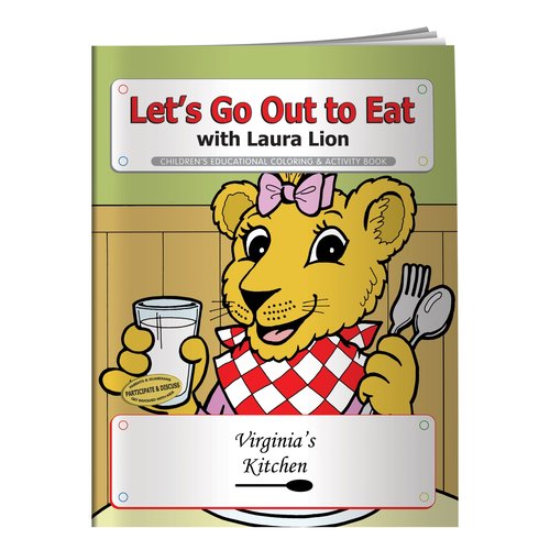 Lets Go Out to Eat Coloring Book - Overstock Main Image