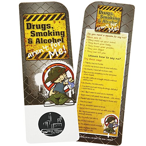 Just the Facts Bookmark - Just Say No - 24 hr Main Image