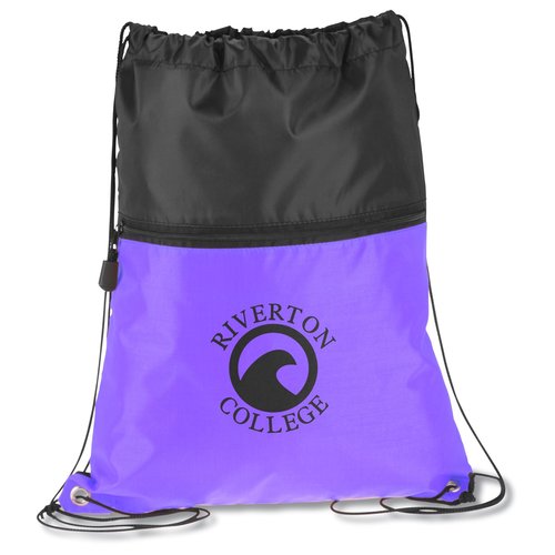 Two-Tone Zip Pocket Sportpack - Closeout Main Image