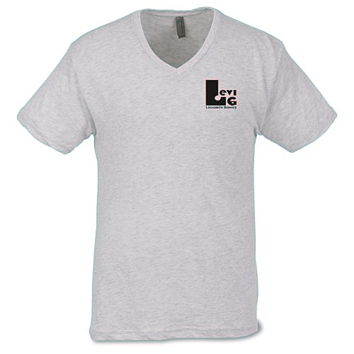 Next Level Tri-Blend V-Neck T-Shirt - Men's - White Main Image