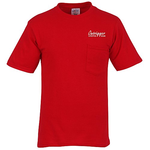 All-American Tee with Pocket - Colors Main Image
