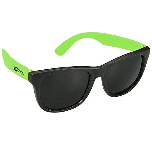 Two-Tone Beach Sunglasses — Black