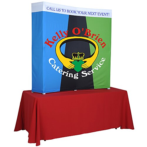 Splash Curved Tabletop Display - 5' - Wrap Graphics Main Image