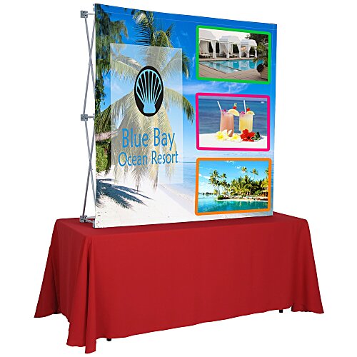 Splash Tabletop Display - 5 feet - Front Graphics Main Image