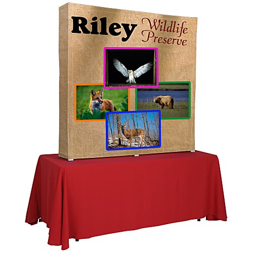 Splash Tabletop Display - 5 feet - Wrap Graphics Main Image
