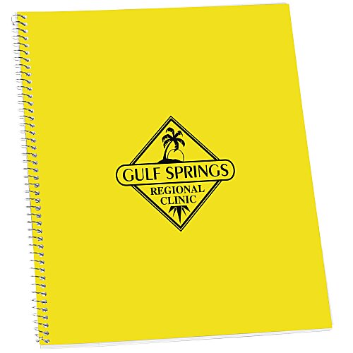 Poly Cover Notebook - 10 7/8 x 8 3/16 - Wide Rule - Opaque Main Image