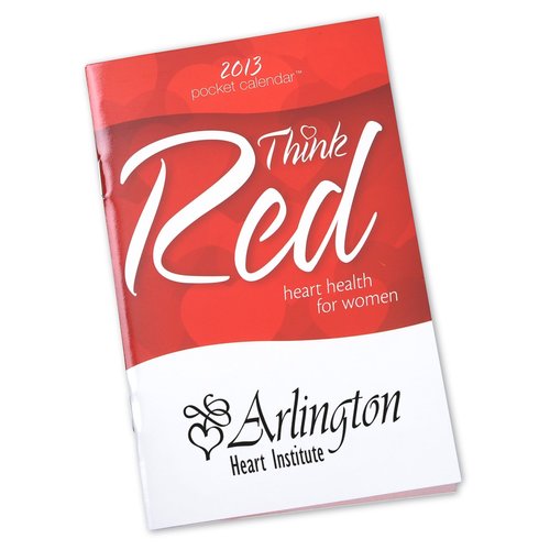 Pocket Calendar & Guide - Women's Think Red Main Image