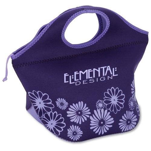 Ella Neoprene Lunch Cooler - Flowers Main Image