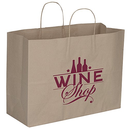Brown Kraft Paper Bag  - 12" x 16" Main Image