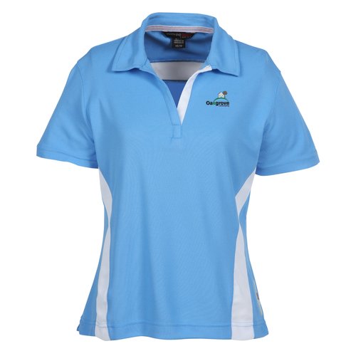 Side Stripe Performance Pique Polo - Ladies' Main Image