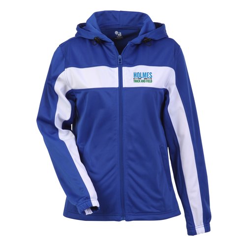 Badger Sport Brushed Tricot Hooded Jacket - Ladies' Main Image