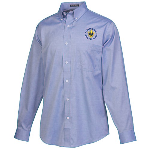 Wrinkle-Free Pinpoint Dress Shirt - Men's Main Image