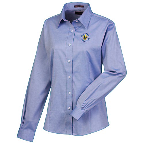 Wrinkle-Free Pinpoint Dress Shirt - Ladies' Main Image