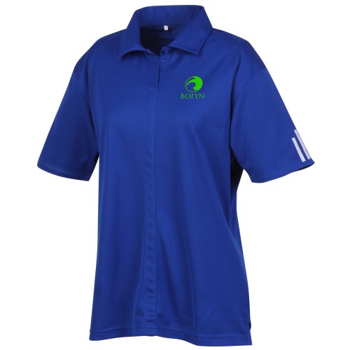 adidas Climalite 3-Stripes Cuff Polo - Ladies' Main Image