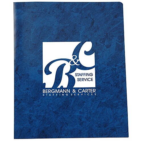 Pocket Folder Padfolio - Marble Main Image