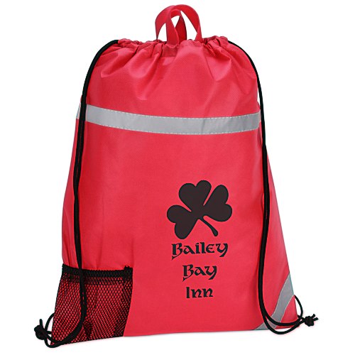 Drawstring Sportpack with Cooler Pocket Main Image