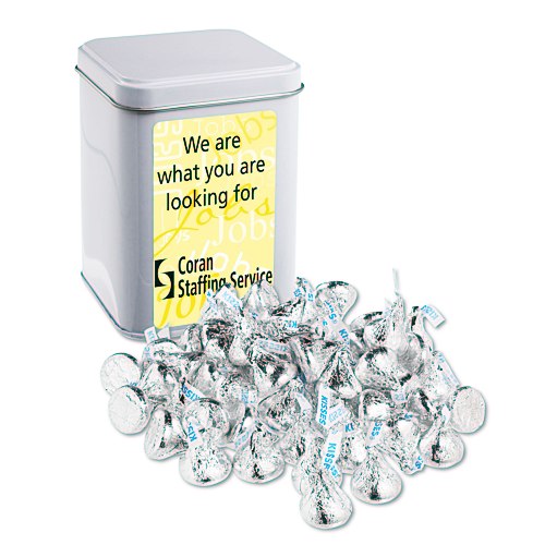 Canister Tin - Hershey's Chocolate Kisses Main Image