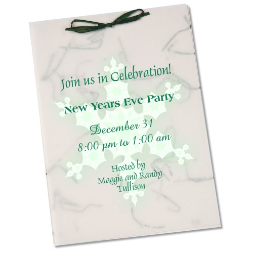 Seeded Invitation/Program - 7" x 5" - Wildflower Money Main Image