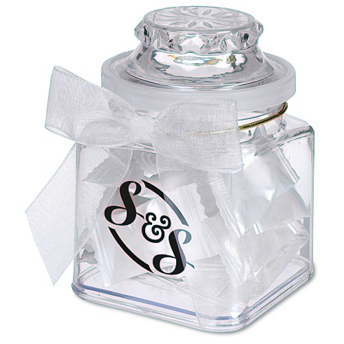 Plastic Goody Jar - Flavor Burst Candies Main Image