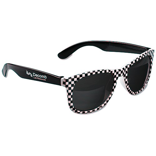 Checkered Hipster Shades Main Image