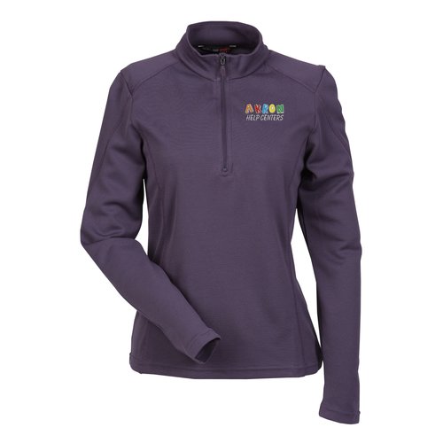 Performance Pinstripe Half Zip Pullover - Ladies' Main Image