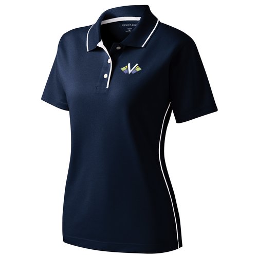 Dri-Mesh Tipped Polo - Ladies' Main Image