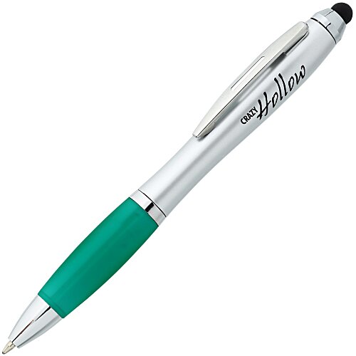 Curvy Stylus Twist Pen - Silver Main Image