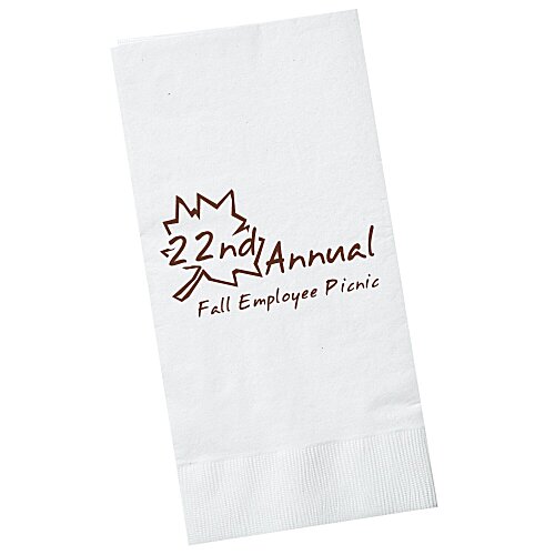 Dinner Napkin - 2-ply - 1/8 Fold - White Main Image