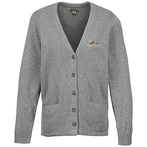 Acrylic V-Neck Cardigan - Ladies' Main Image