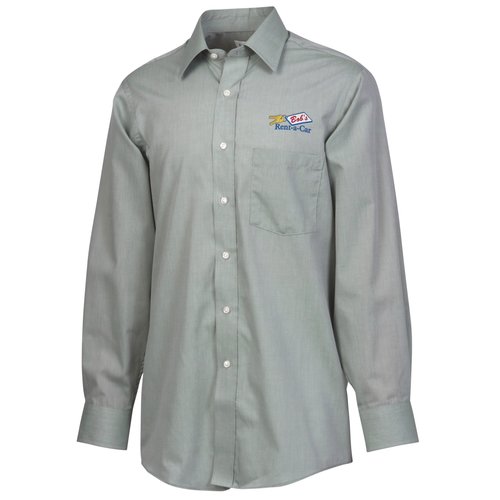 Van Heusen End on End Dress Shirt - Men's Main Image