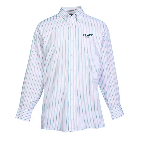 Van Heusen Pinpoint Oxford - Men's - Multi-Stripe Main Image