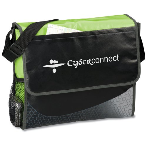 Laminated Messenger Bag - Closeout Main Image