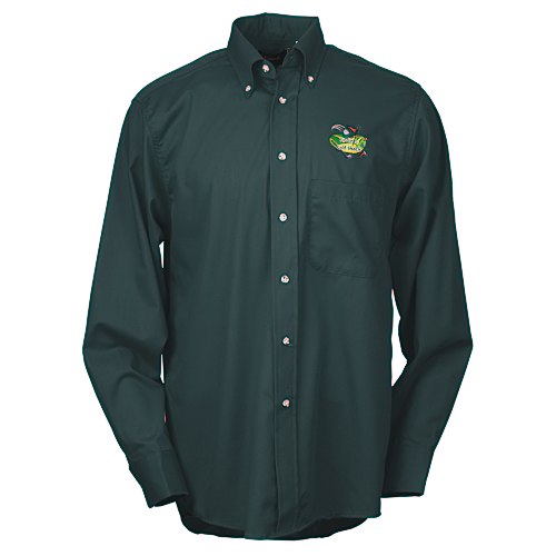 Soil Release Button Down Poplin Shirt - Men's - 24 hr Main Image
