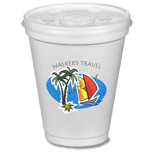 Foam Cup - 8 oz. - Full Color Main Image