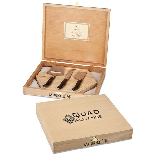Laguiole Cheese Board with Knives Main Image