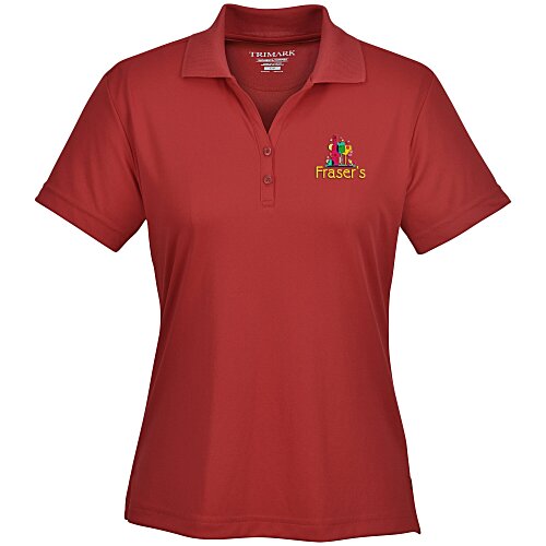 Moreno Textured Micro Polo - Ladies' - Embroidered Main Image