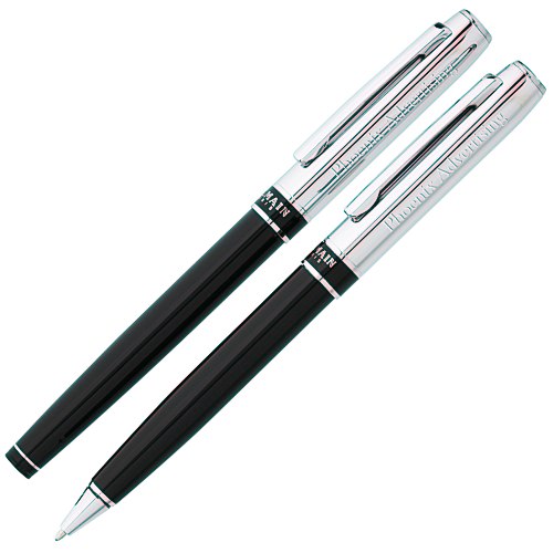 Balmain Parisian Twist Metal Pen & Rollerball Set - 24 hr Main Image