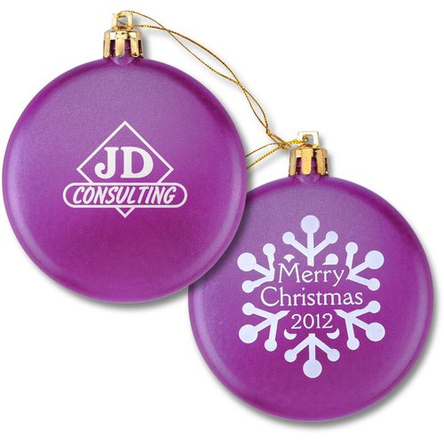 Flat Ornament - Snowflake - Merry Christmas Main Image