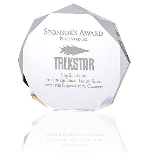 Enterprise Octagon Acrylic Award Main Image