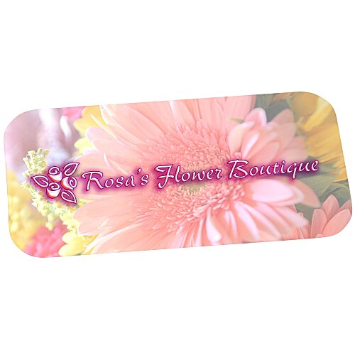 Full Color Name Badge - Rectangle - Pin Main Image