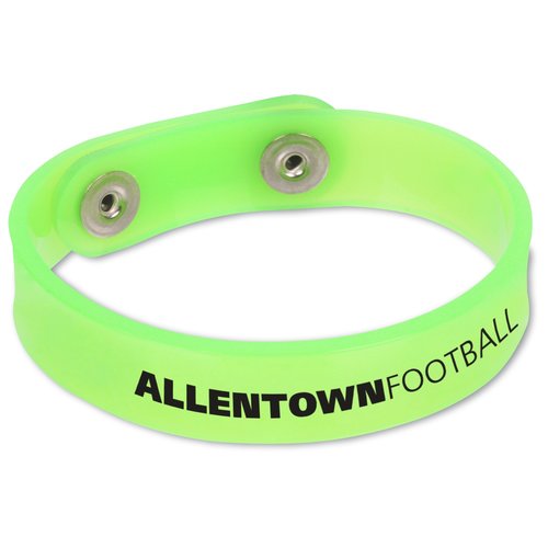 Vinyl Snap Wristband - Translucent Main Image